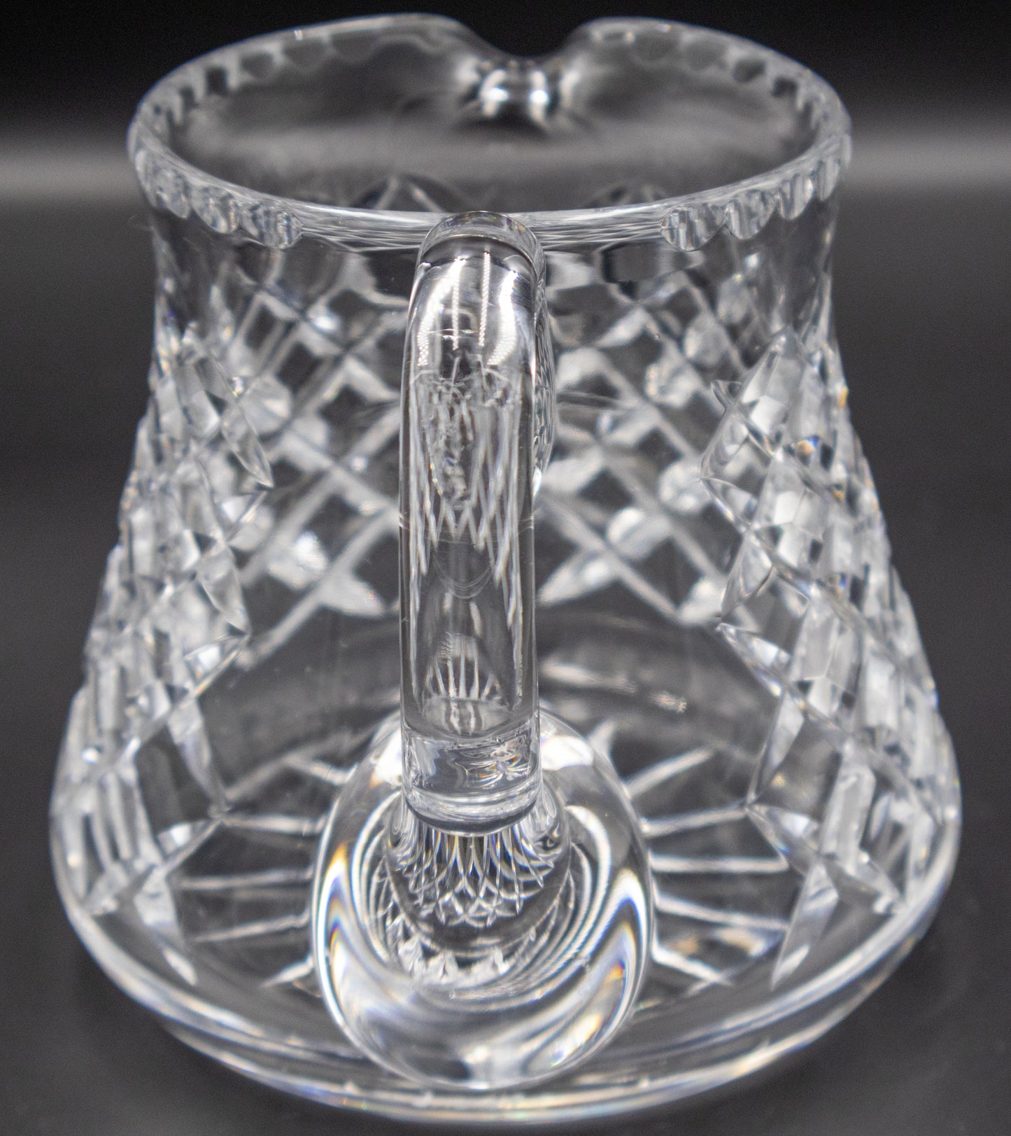 Diamond Cut Crystal Water Jug