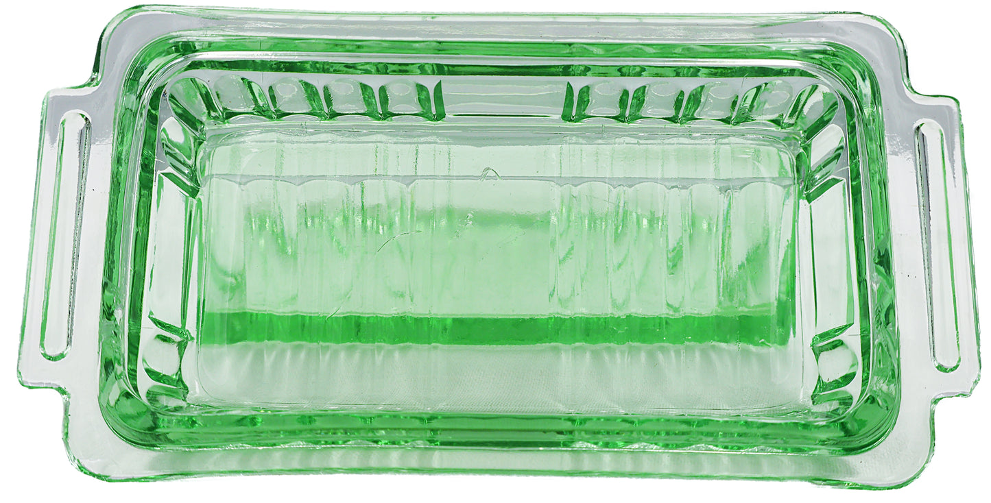 Depression Glass Butter Dish -SOLD