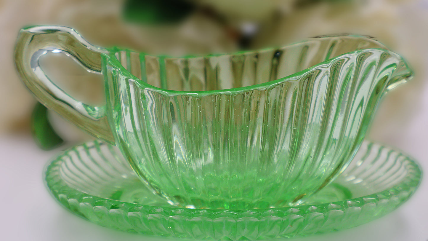 Sauce Boat Depression Glass - SOLD