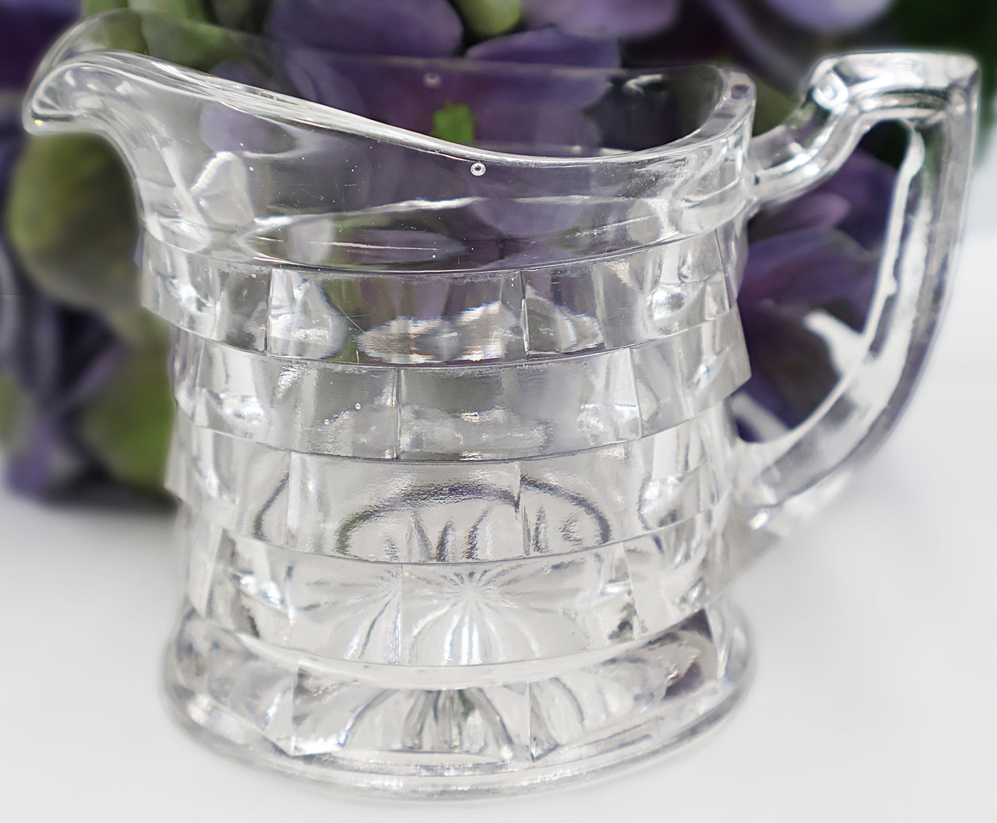 Depression Glass Sauce Jug