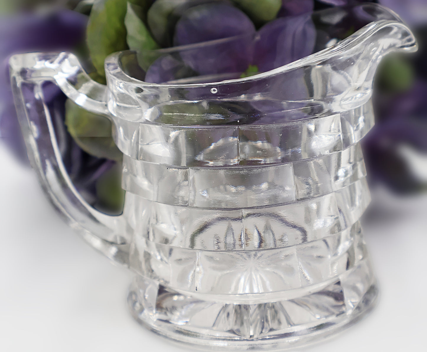 Depression Glass Sauce Jug