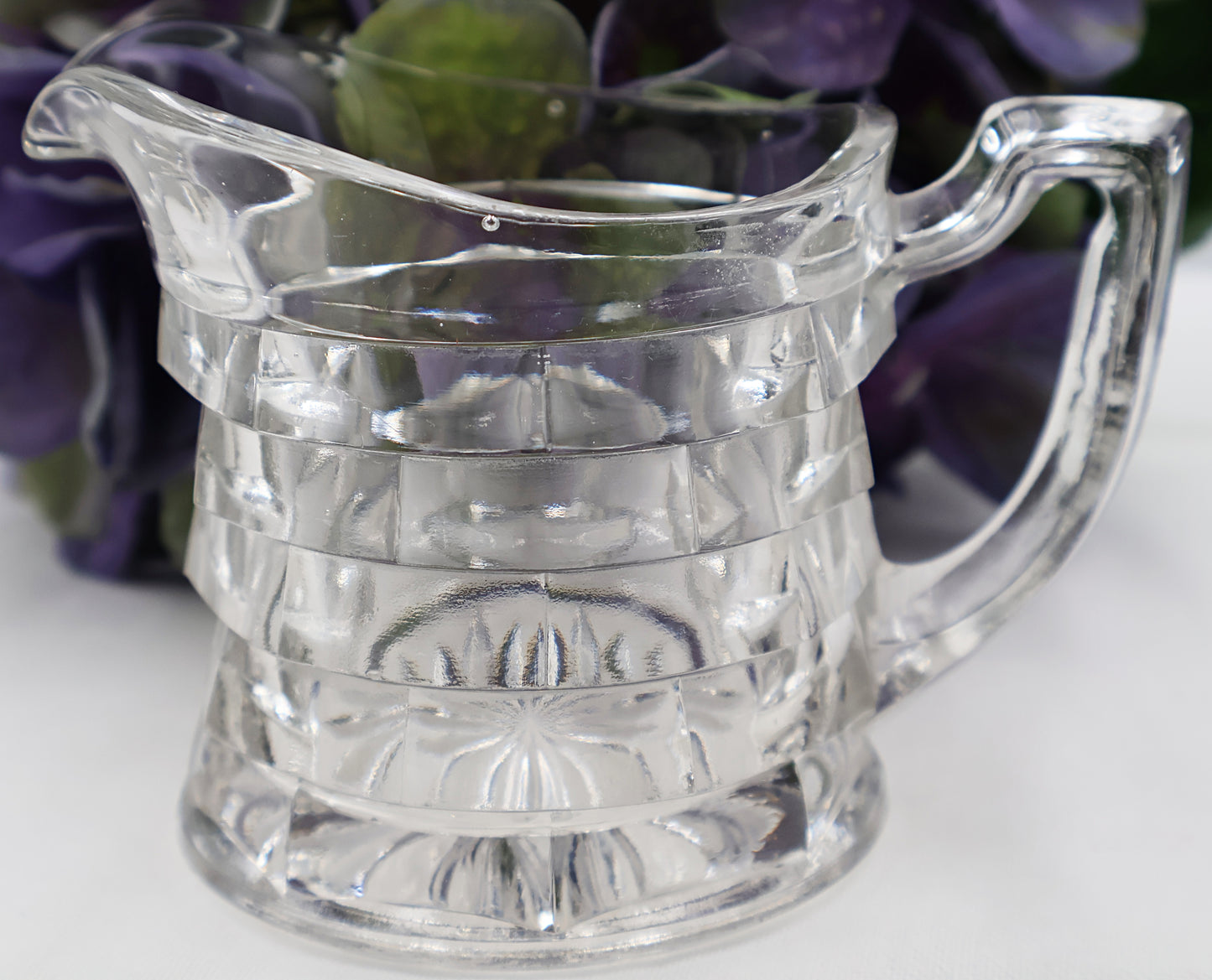 Depression Glass Sauce Jug