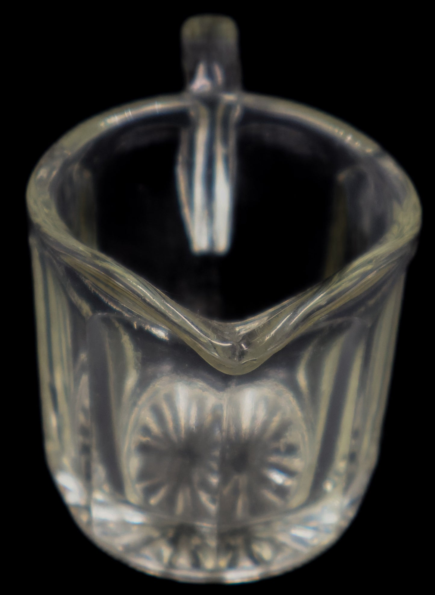 Crown Crystal Art Deco Sauce Jug