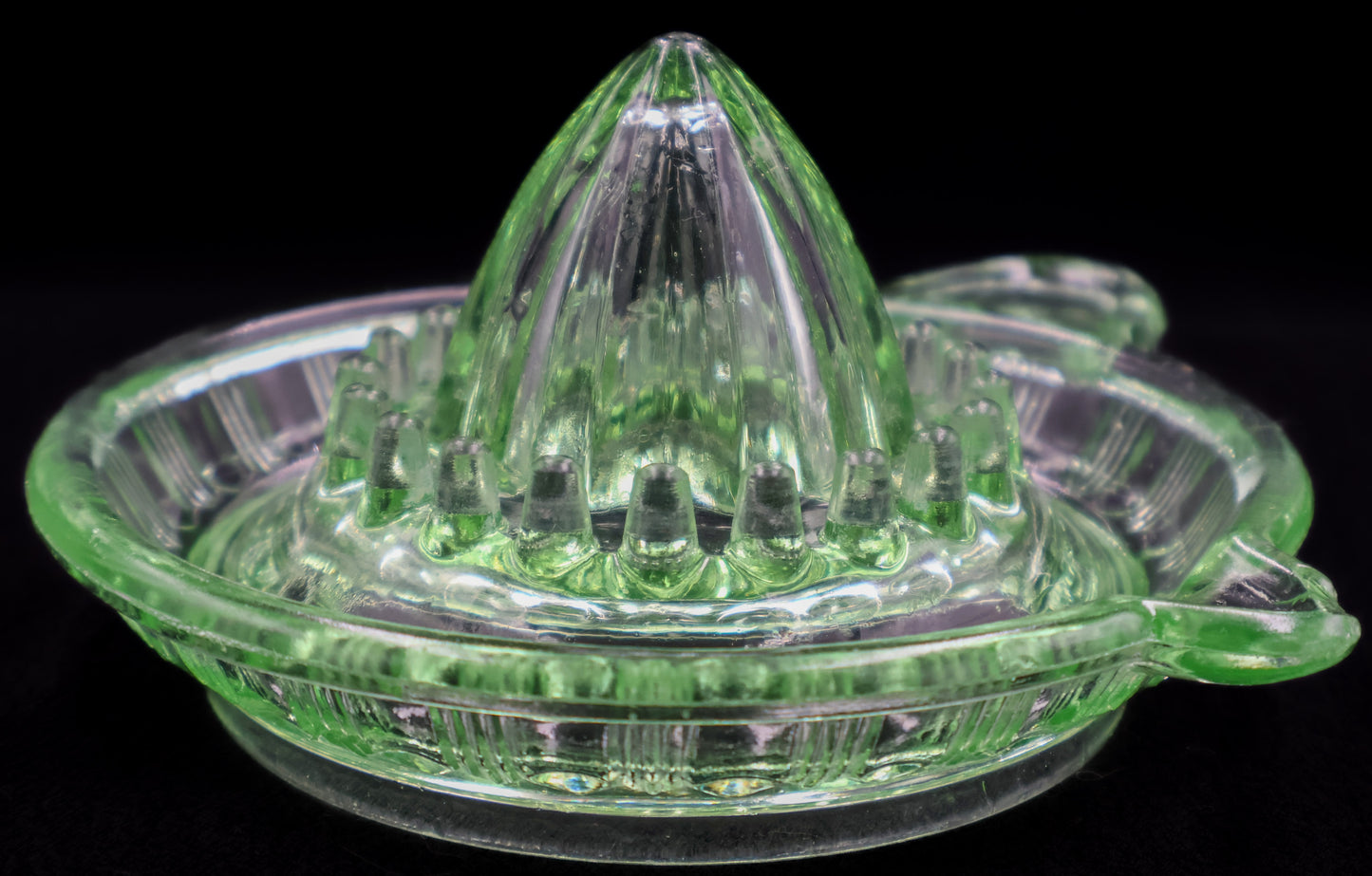 Uranium Glass Lemon Squeezer - SOLD