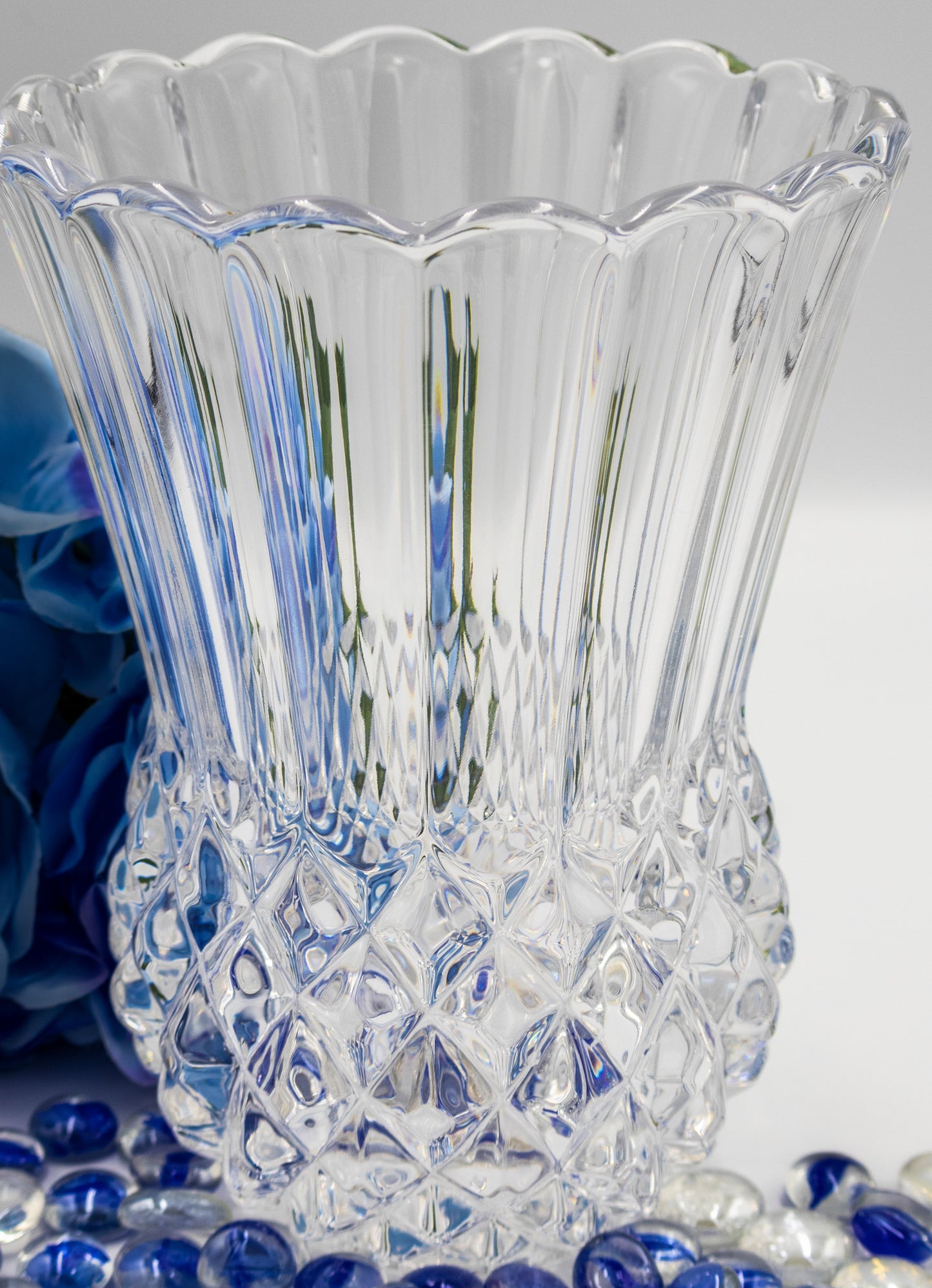 Lead Crystal Pineapple Vase