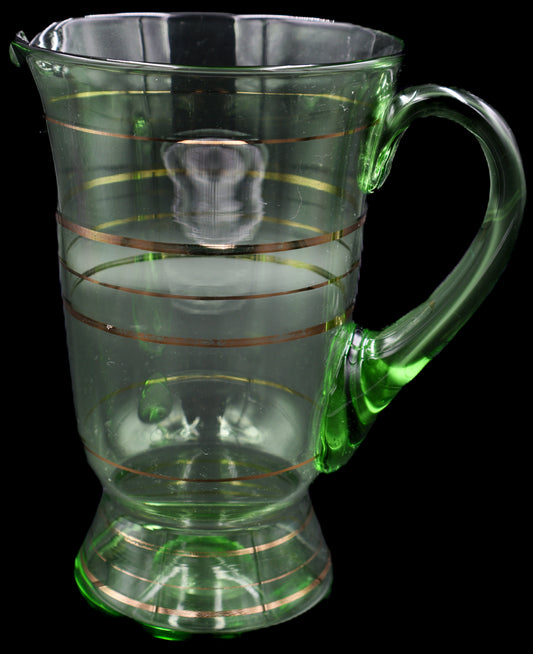 Retro Blown Glass Water Jug