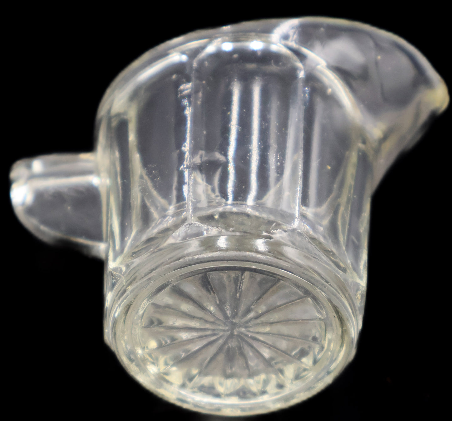 Crown Crystal Art Deco Sauce Jug