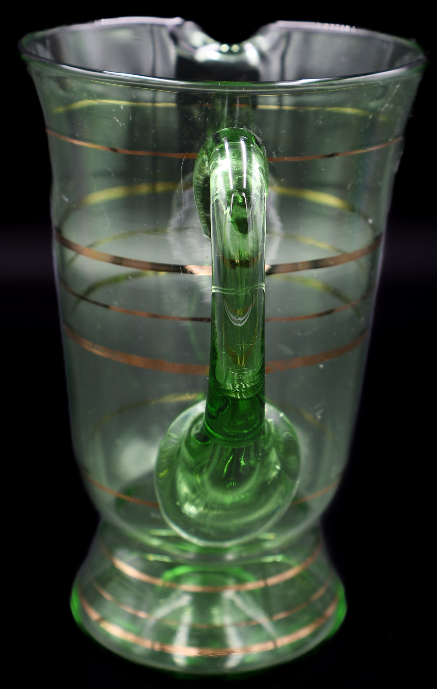 Retro Blown Glass Water Jug