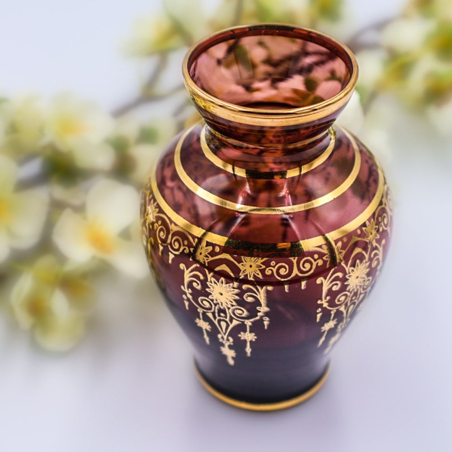 Bohemia Cranberry Vase