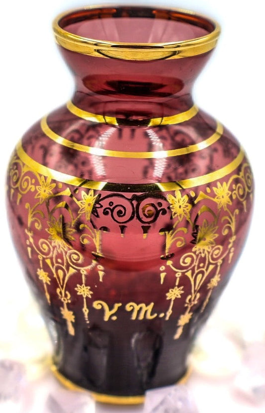 Bohemia Cranberry Vase