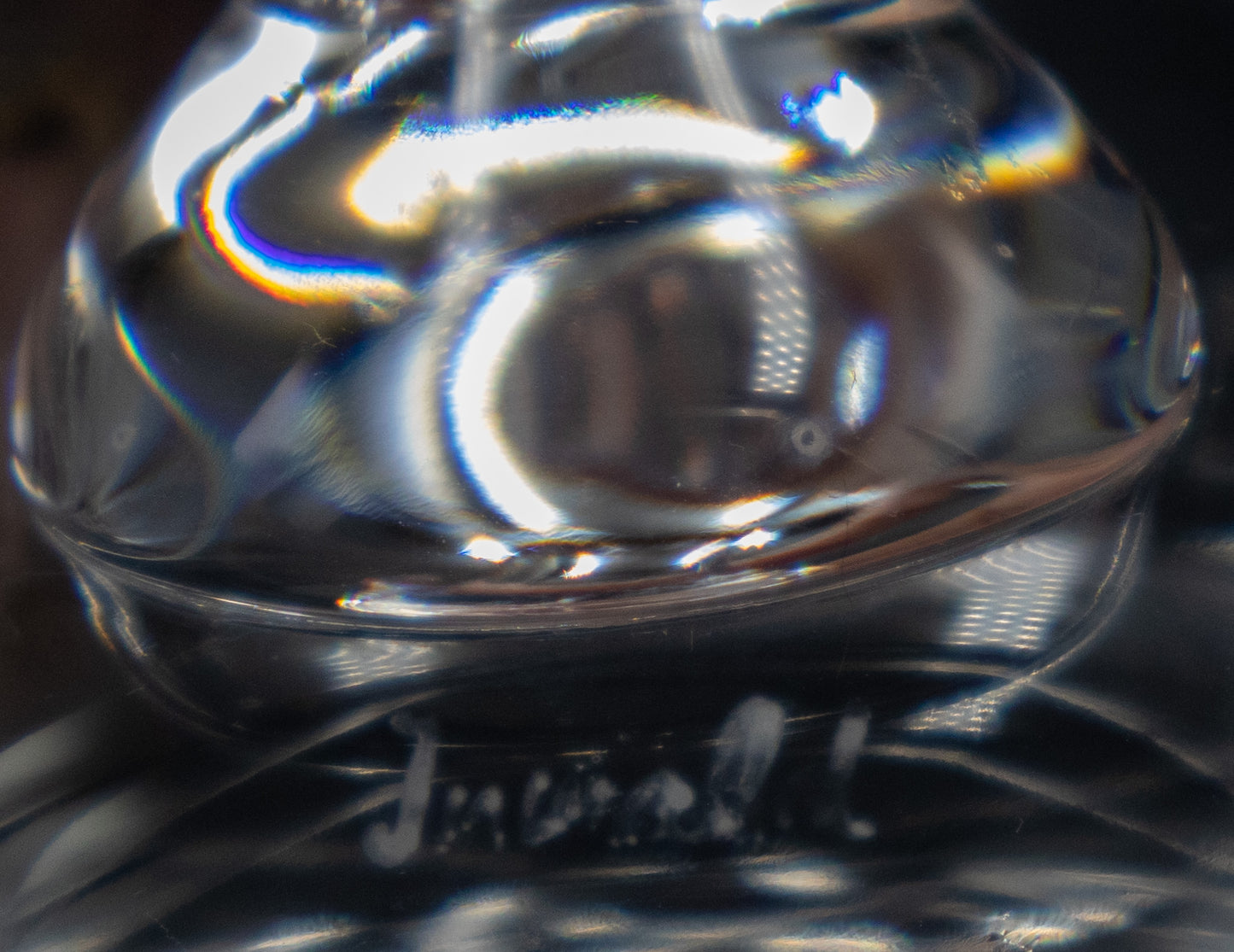 Diamond Cut Crystal Water Jug