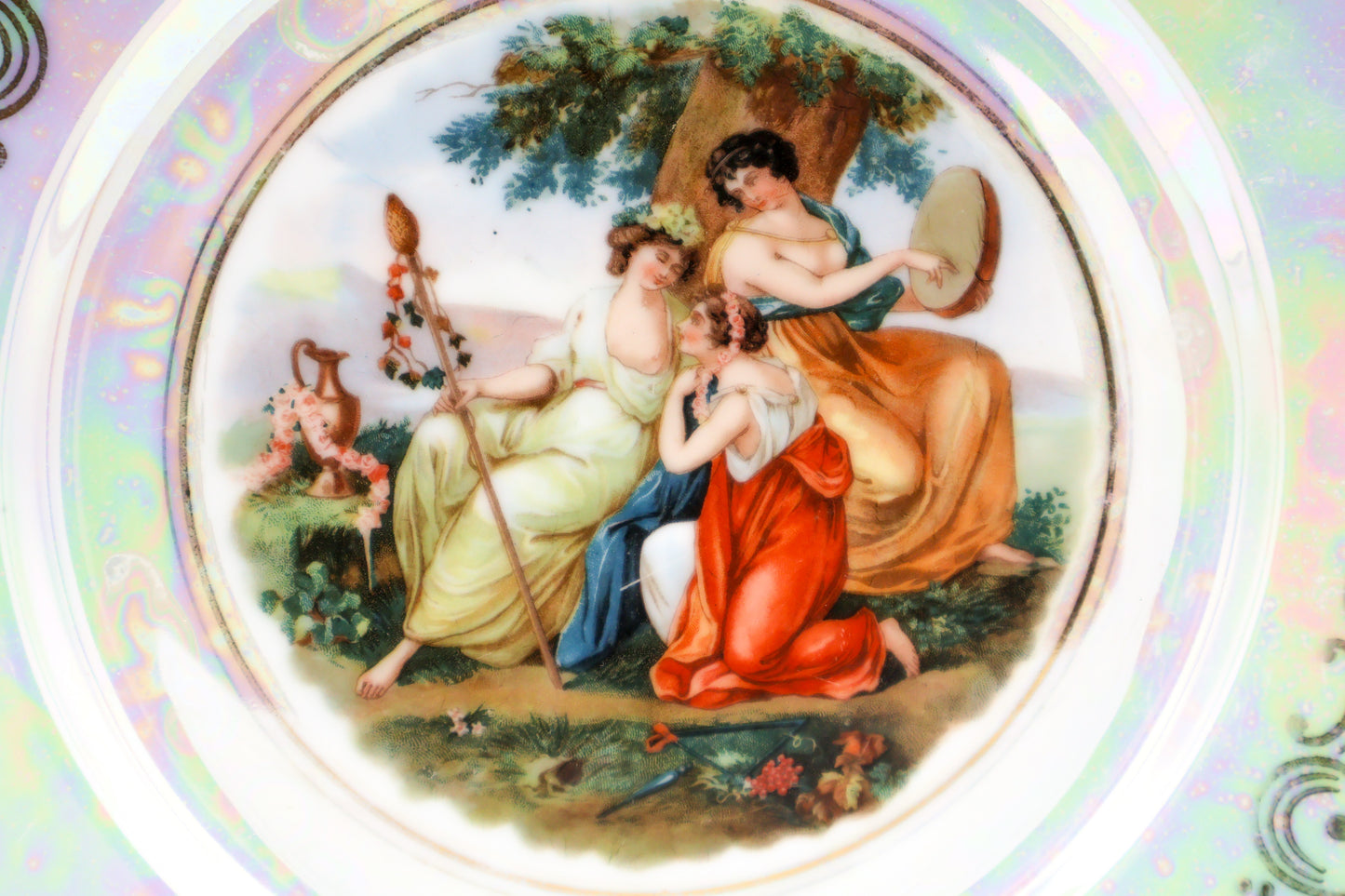 Tirschenreuth Lustreware Plate