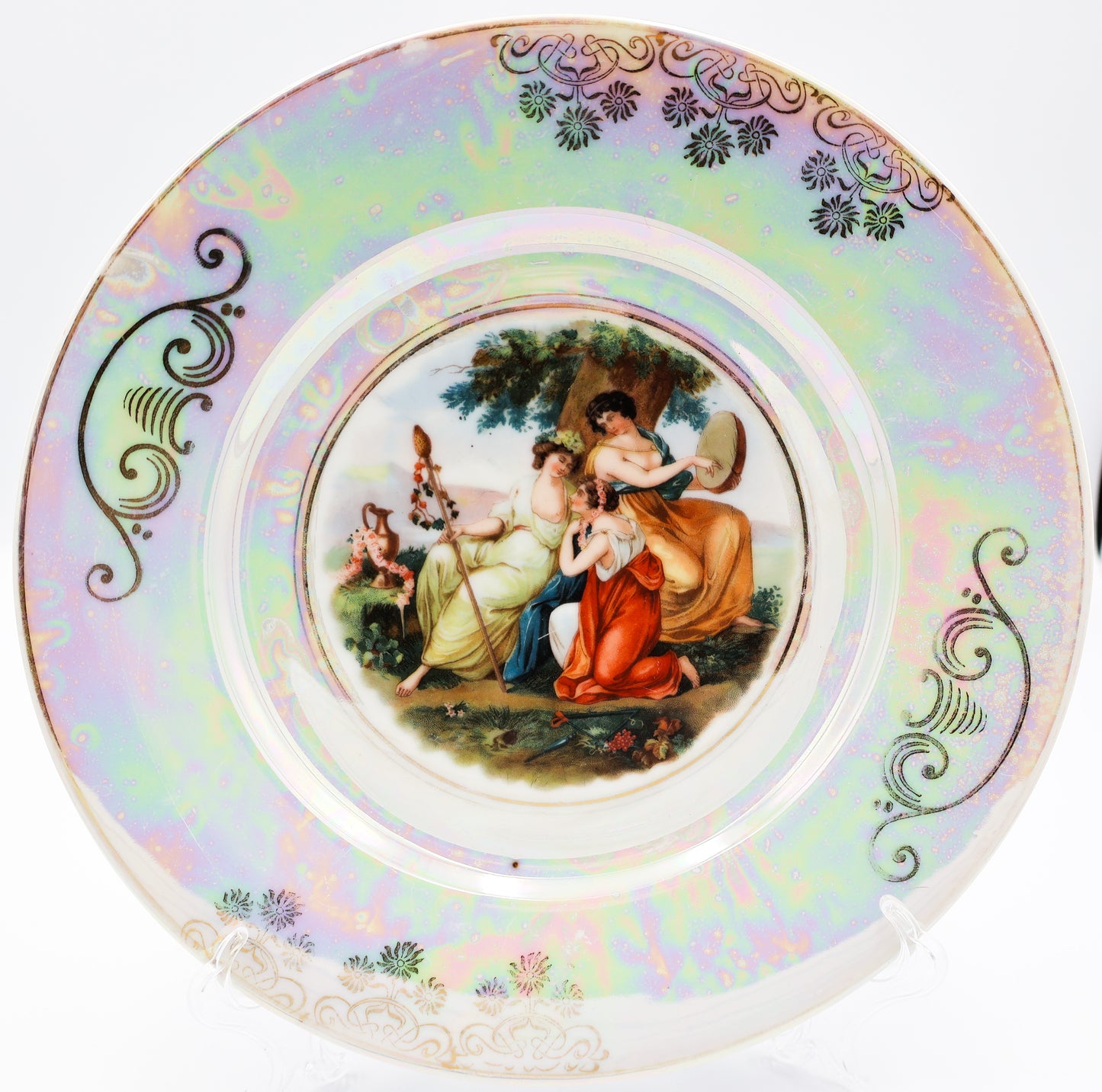 Tirschenreuth Lustreware Plate